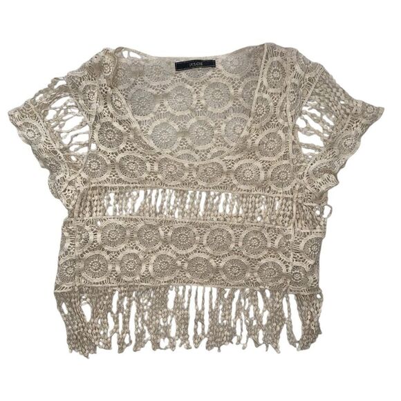Dulcie Crotchet Crop Top Size L - Picture 1 of 2